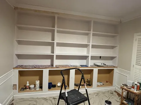 Dining Room Turned Library