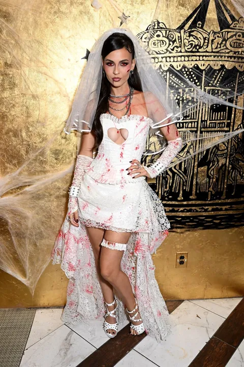 Victoria Justice at Love Zombie Halloween Party and Single Release in Los Angeles - October 21, 2025