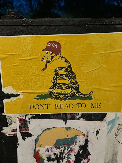 Sign on Constitution Ave in Washington, DC