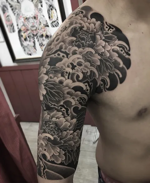 First tattoo, three days straight. Nami @ Three Tides Osaka.