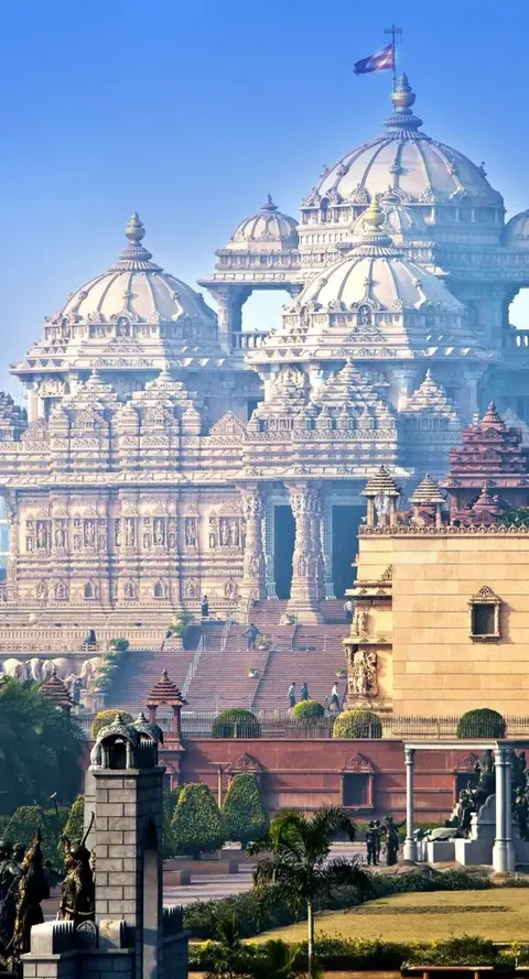 Akshardham temple, New Delhi, India.