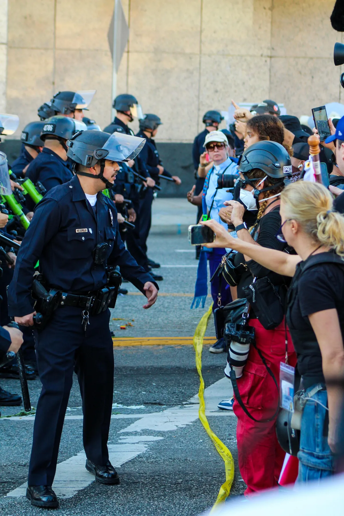 Scenes from No Kings 2.0 in Downtown Los Angeles, October 18, 2025 [OC]