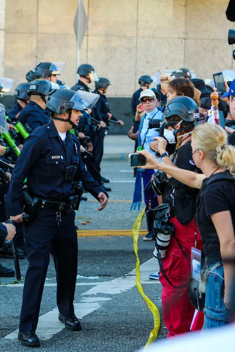 Scenes from No Kings 2.0 in Downtown Los Angeles, October 18, 2025 [OC]