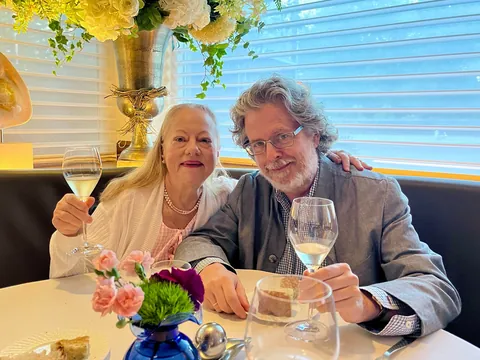 My folks in the 1970s and in 2025 (age 70) + bonus photo of my dad’s high school grad photo