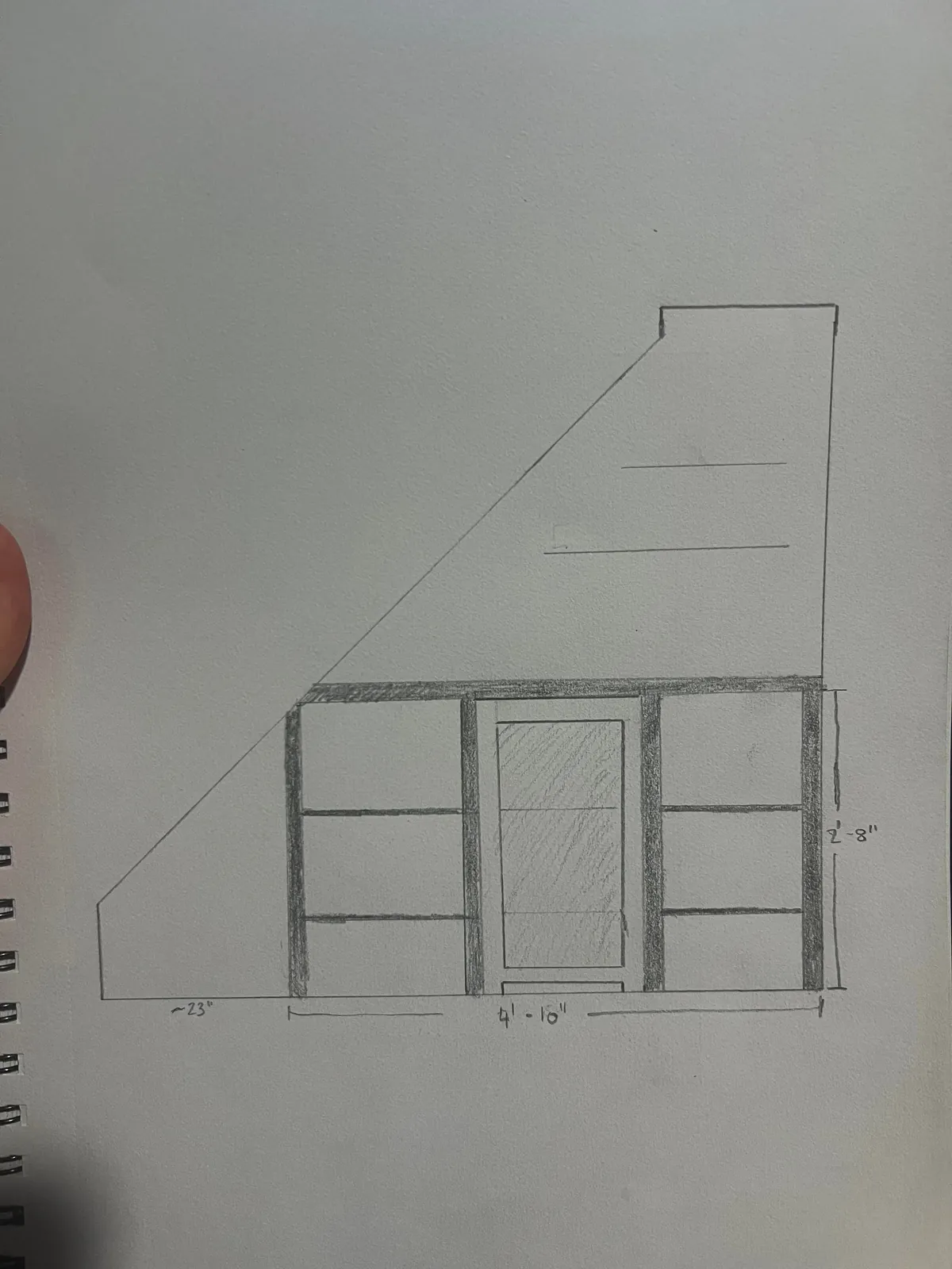 First real furniture building project. Wanted a cabinet/bar in this small space under our basement stairs. Pretty happy with the results!