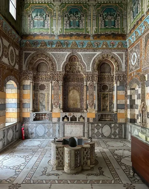 A Room in Bayt Nizam, Damascus, Syria.
