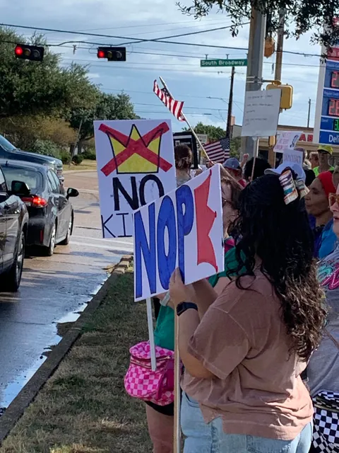 Pictures of some good signs I took at one of the protests today