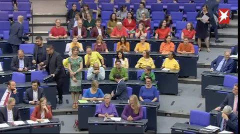 German Greens and Lefts Protest LGBTQ Flag Ban in Bundestag