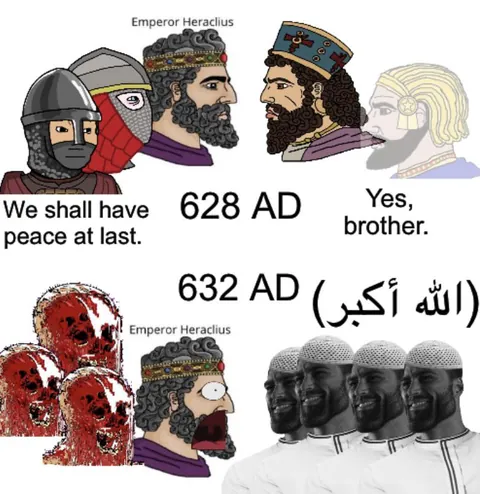 Imagine being Heraclius, bro.