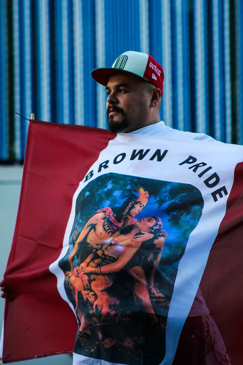 [OC] A protest at the Federal Building in Downtown L.A., where ICE has ramped up kidnappings again