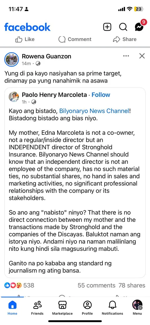 Sagot ng anak ni marcobeta sa issue about her mom.