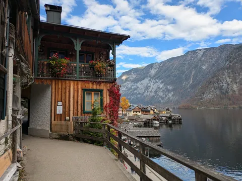 Hallstatt, Austria in Autumn 2024.