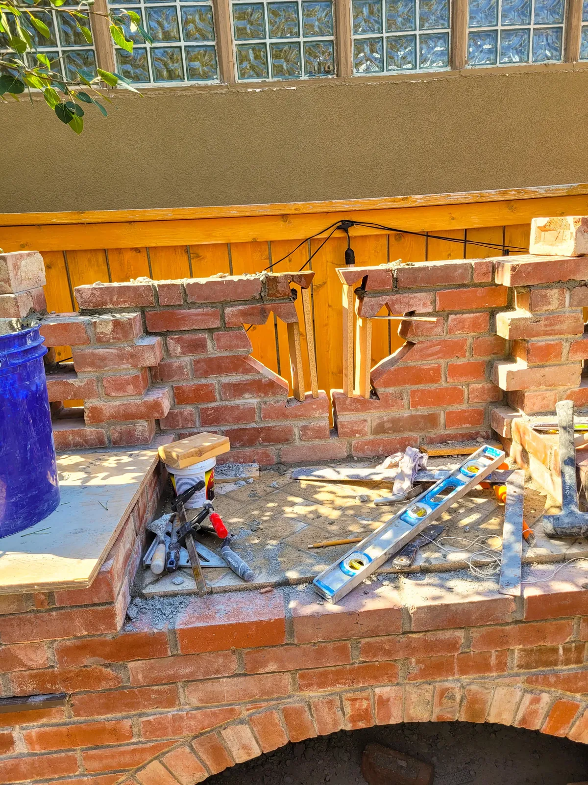 I built a BBQ this summer