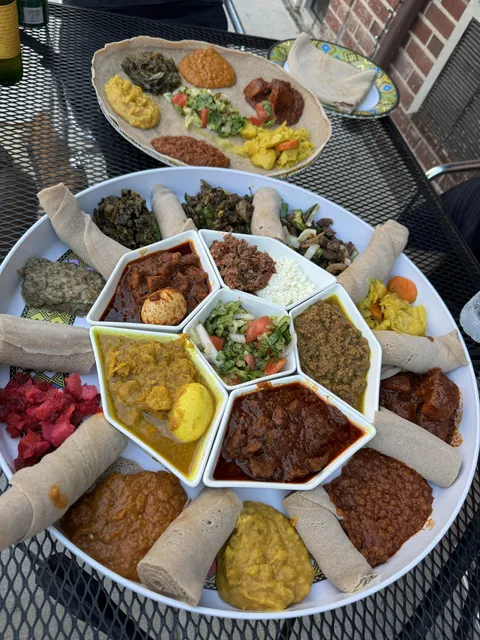 [I ate] Ethiopian platter