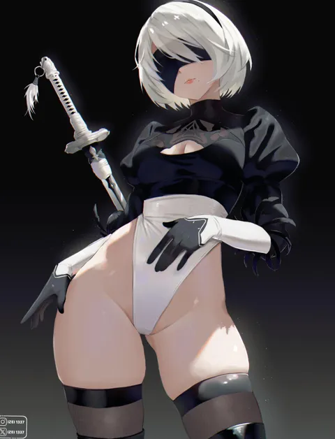 2B thighs [NieR: Automata]