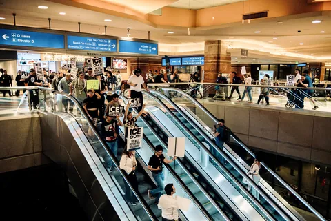 ICE Protests at Phoenix Sky Harbor Int’l Airport