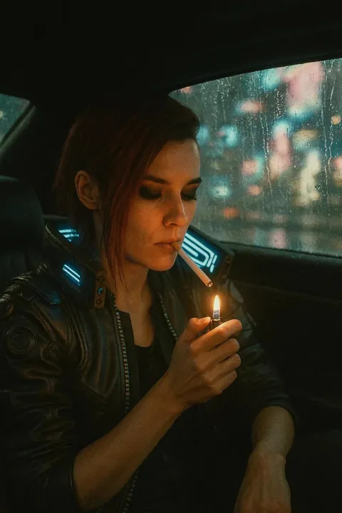 Cyberpunk grungy Candid Photos