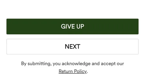 Halara's intentionally difficult return process eventually gains a "Give Up" button