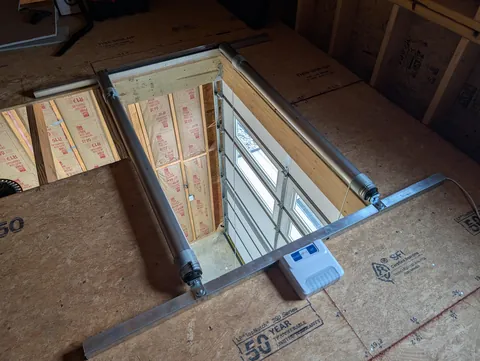 Motorized Attic Lift Installed