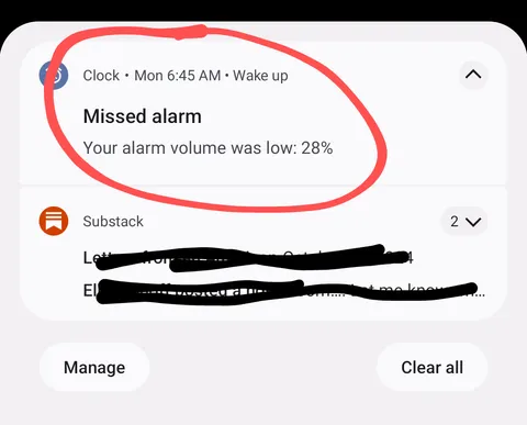 Thanks, alarm.