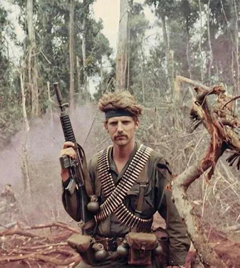 Charlie Troop 1/9th Cavalry member Weaver, a point man and tunnel rat, Vietnam War.