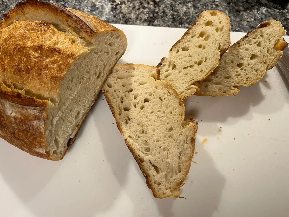 My brother wants to try to sell homemade bread, but he is absolutely convinced this loaf he baked is unsellable