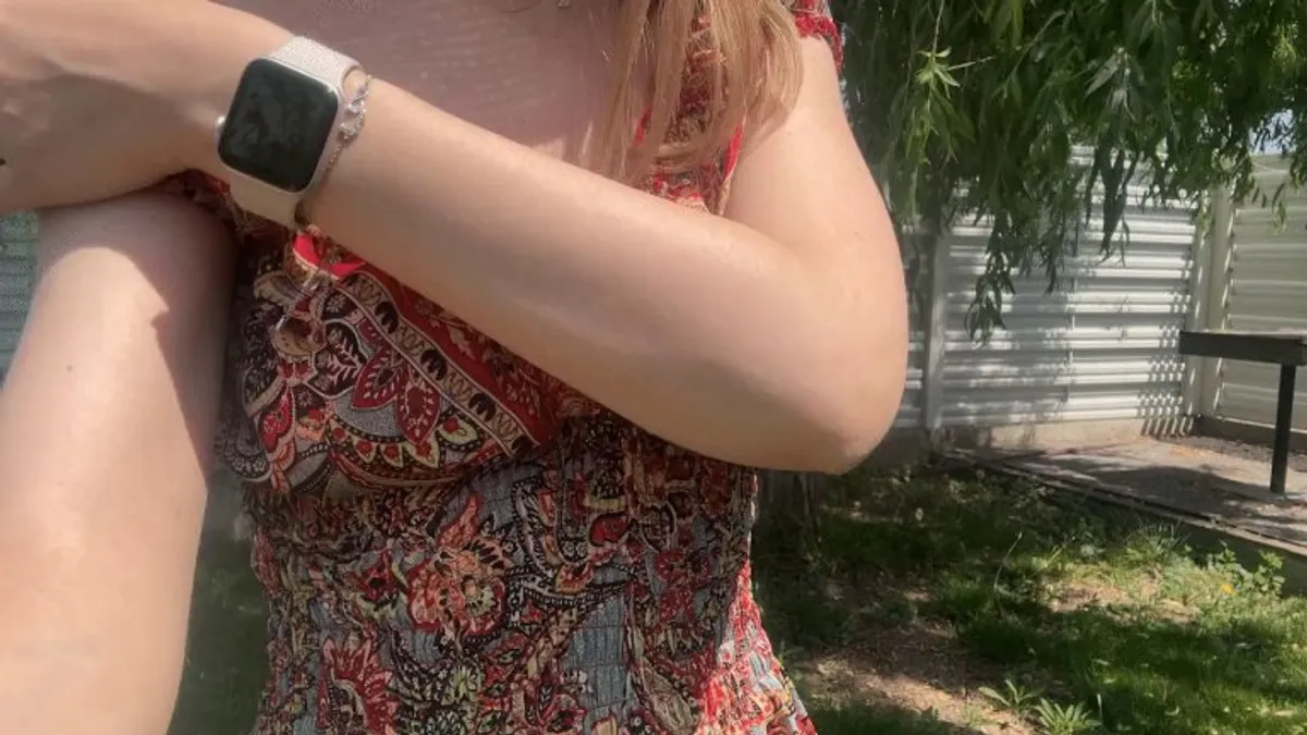 A bit scared that my neighbours might see me, but I take the risk for you