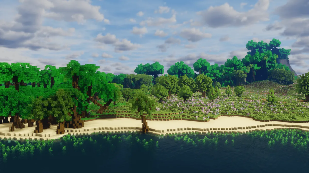 Textbook Map in Minecraft