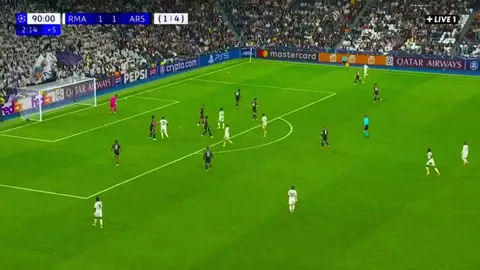 Martinelli sccores the winning goal as Arsenal eliminate Real Madrid and advances to the UCL Semi-Finals for the first time since 2009.