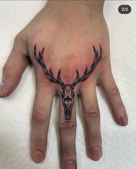 Oh Deer by Johnny Litman at Autumn Moon Tattoo in Anaheim CA
