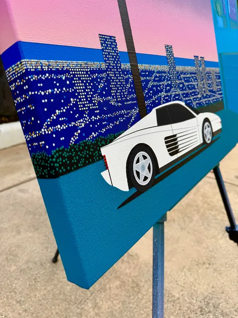 [OC] I can't afford a $30,000 original Hiroshi Nagai painting. I had to make one myself.