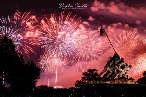 And the rockets' red glare, the bombs bursting in air, gave proof through the night that our flag was still there