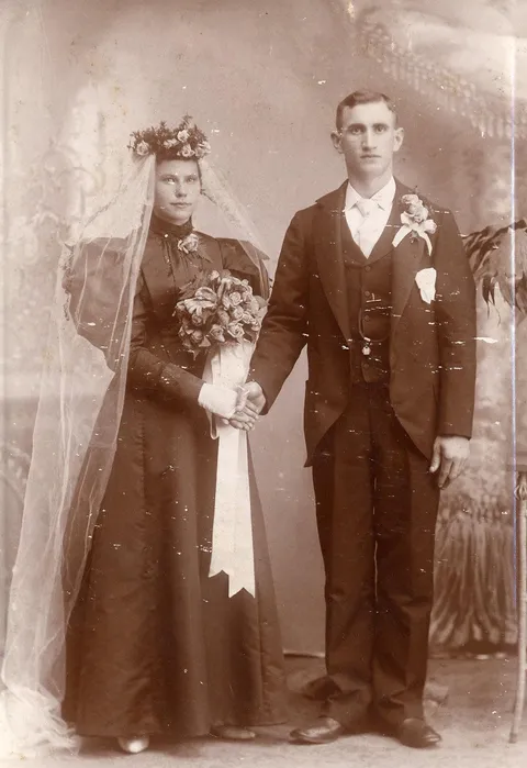 Chicago wedding in 1890s. 