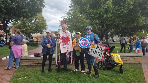 No Kings Event in Bentonville, Arkansas