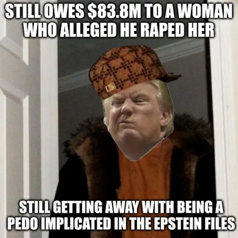 Pay up, pedo scumbag