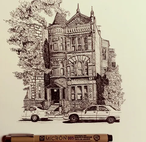 A little Chicago three story.