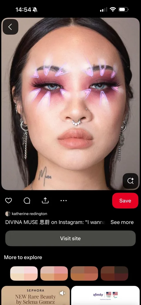 Inspo and recreation: couldnt get the hearts quite right 🥴