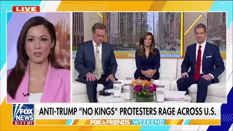 Fox &amp; Friends Reacts to the No Kings Protest