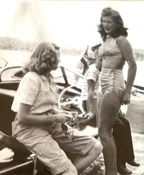 My husband’s grandma and friend, Montana 1940’s.