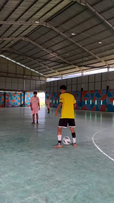 Perfectly executed futsal skills