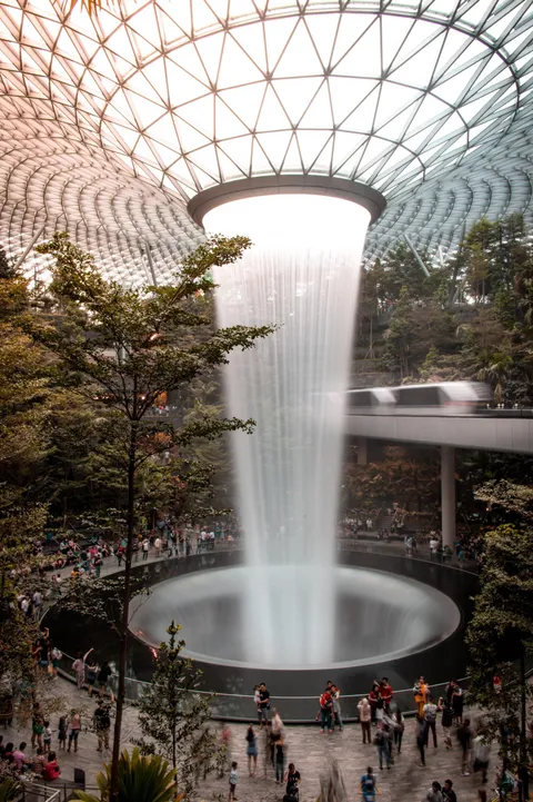 ITAP of an indoor waterfall!