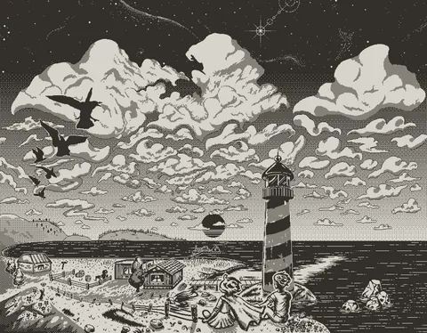 Biggest 1-bit art you might seen today