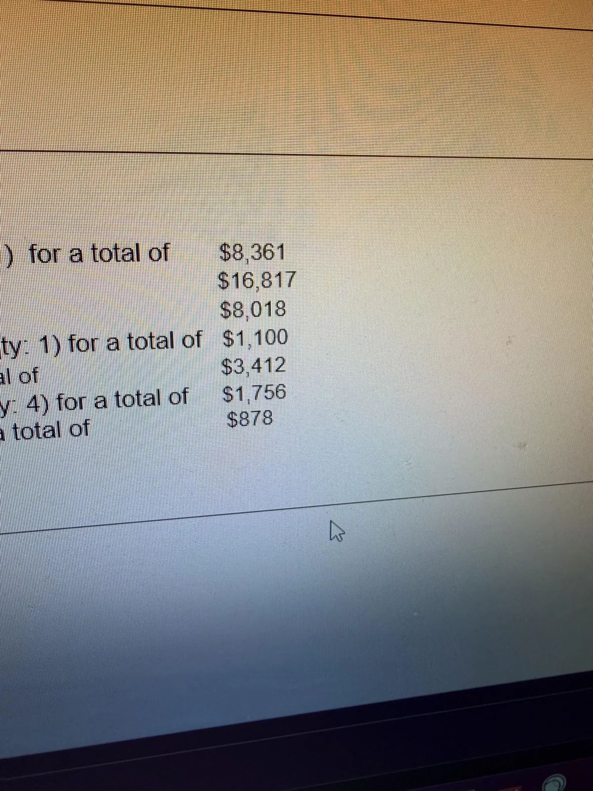 I hate how the dollar signs don’t perfectly align