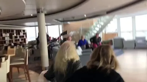 Some rough seas on the Norwegian Cruise Ship Viking Sky