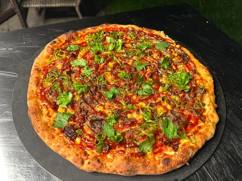 [Homemade] pulled pork pizza