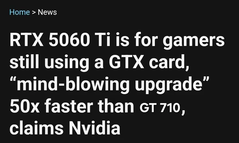 Fixed that for you, NVIDIA