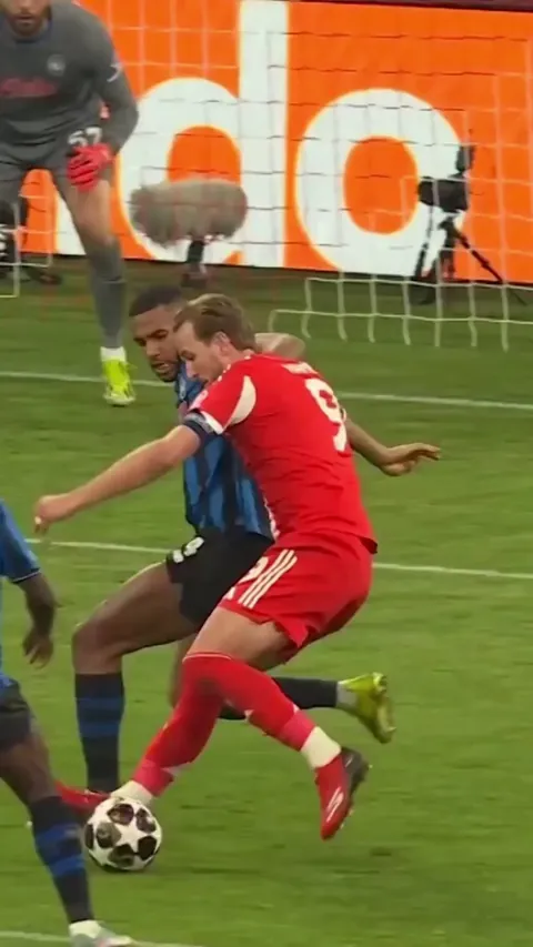 Cinematic slow-motion video of Harry Kane's second goal Vs Atalanta