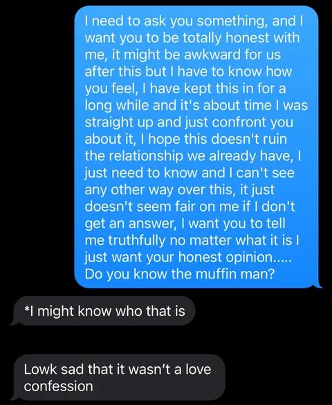 My straight crush just texted me this, is he only joking? I can’t tell and it’s driving me crazy