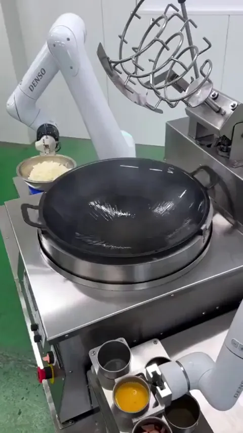 Automated Fried Rice Cooking Machine