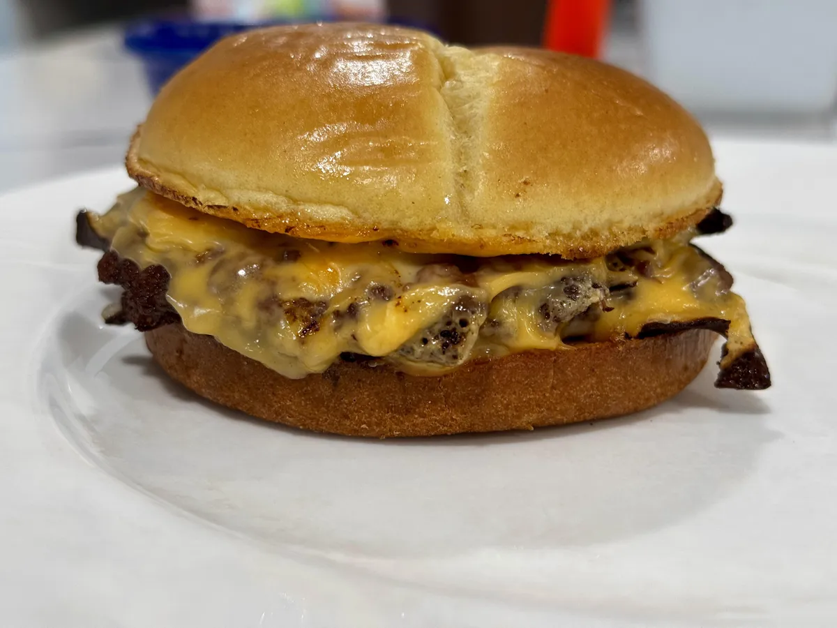 The Oklahoma onion burger. 